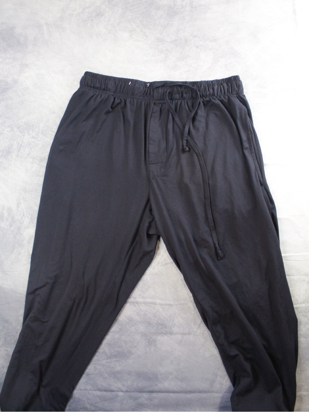 Hanes Men's Black Drawstring Waist Joggers